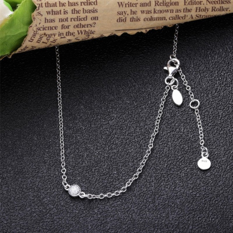 (obrázek pro) Řetízkový náhrdelník PANDORA Oslnivé droplety 590525CZ - Zobrazit 3