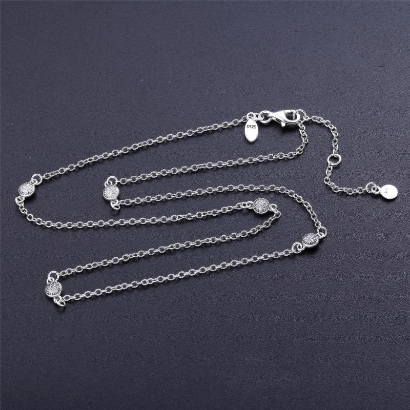 (obrázek pro) Řetízkový náhrdelník PANDORA Oslnivé droplety 590525CZ - Zobrazit 4