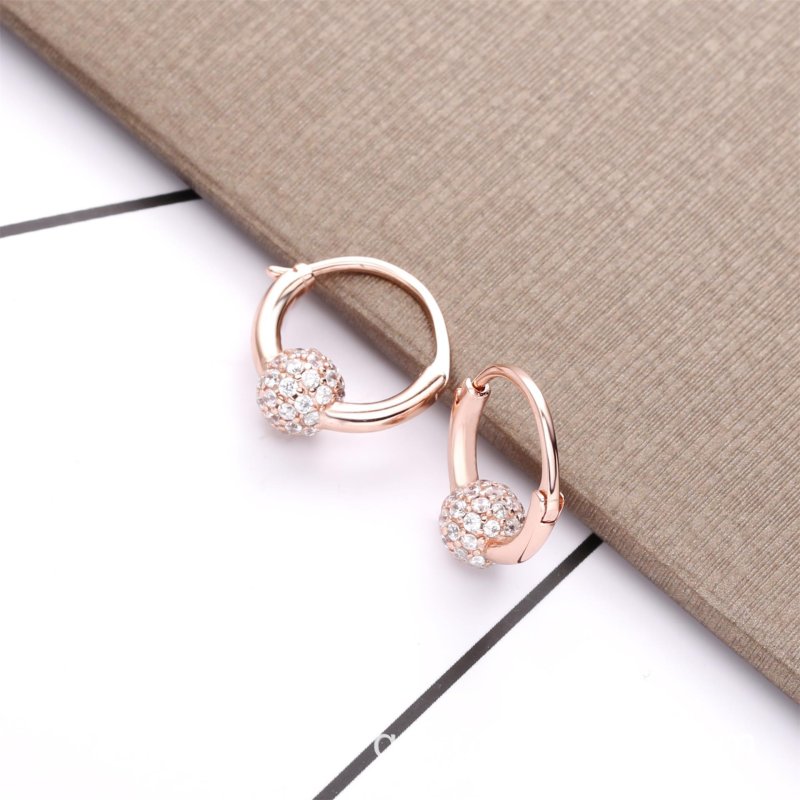 (obrázek pro) Kruhové náušnice PANDORA Pavé kuličky - 288294CZ - Zobrazit 4