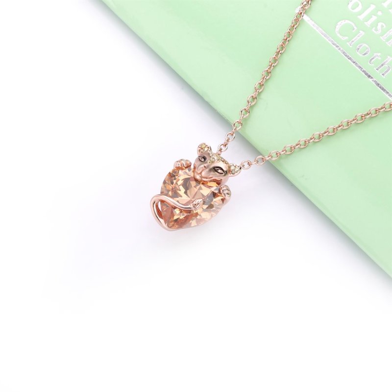 (obrázek pro) Náhrdelník PANDORA Rose Šumivé lvice srdce 388068CZM - Zobrazit 2