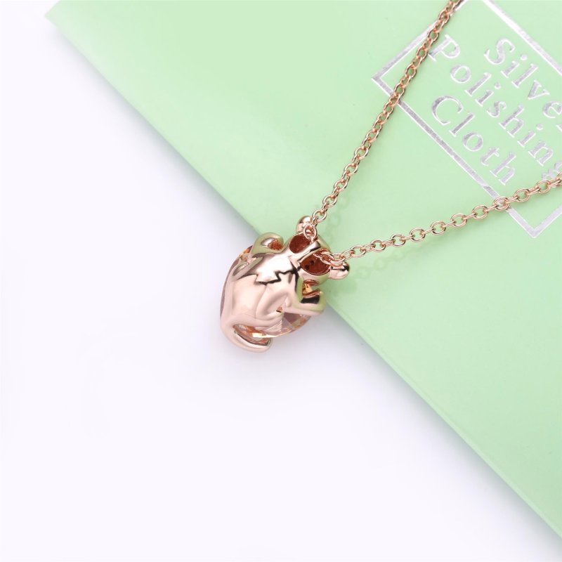 (obrázek pro) Náhrdelník PANDORA Rose Šumivé lvice srdce 388068CZM - Zobrazit 3