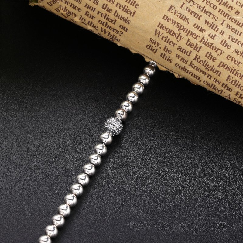(obrázek pro) Náramek PANDORA Kuličky a pavé - 598342CZ - Zobrazit 5