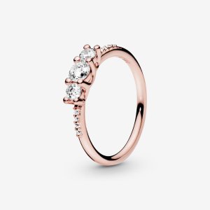(obrázek pro) prsten PANDORA Třpytivá elegance - 186242CZ