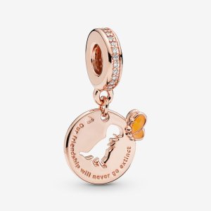 (obrázek pro) Visací přívěsek PANDORA Dinosaur & Motýl v přátelství - 788180CZ