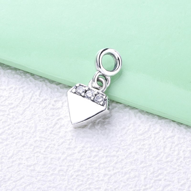 (obrázek pro) Visací přívěsek PANDORA Můj zářivý diamant - 798368CZ - Zobrazit 2