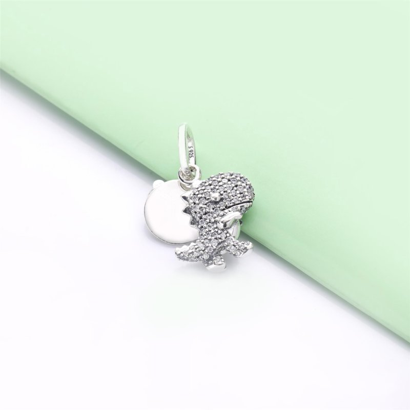 (obrázek pro) Visací přívěsek PANDORA Pavé dinosaur - 798186CZ - Zobrazit 3