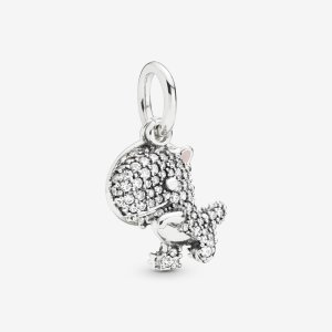 (obrázek pro) Visací přívěsek PANDORA Pavé dinosaur - 798186CZ