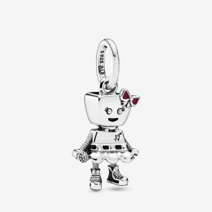 (obrázek pro) Visací přívěsek PANDORA Punková Bella Bot - 798245ENMX