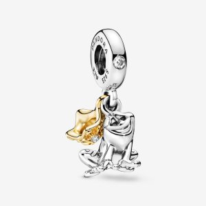 (obrázek pro) Visací přívěsek PANDORA Shine Disney, princezna Tiana žabař 768235CZ