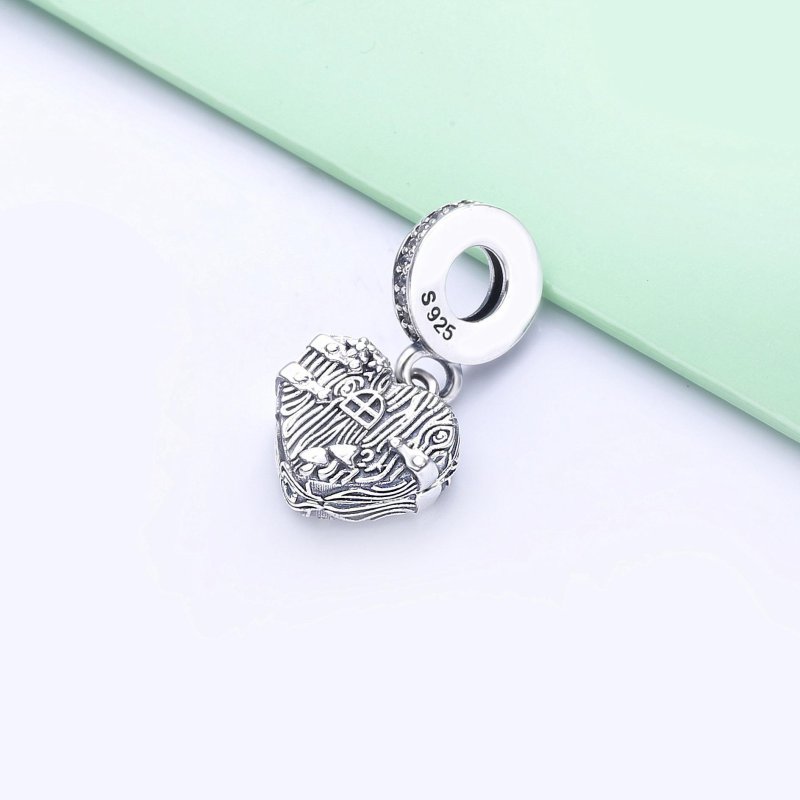 (obrázek pro) Visací přívěsek PANDORA Srdce domova - 798284CZ - Zobrazit 2