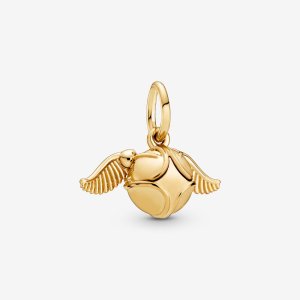 Pandora Náhrdelníkový přívěsek Harry Potter, Zlatonka 368618C00 (obrázek pro) Pandora Náhrdelníkový přívěsek Harry Potter, Zlatonka 368618C00
