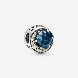 Pandora Přívěsek Měsíc a noční obloha 798524C01 (obrázek pro) Pandora Přívěsek Měsíc a noční obloha 798524C01