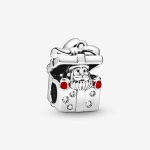 Pandora Přívěsek Santa v dárkové krabici 798470C01 (obrázek pro) Pandora Přívěsek Santa v dárkové krabici 798470C01