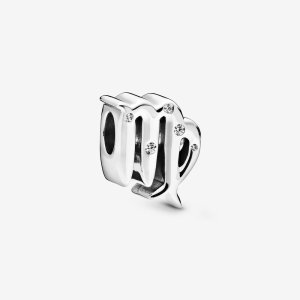 Pandora Přívěsek se znamením zvěrokruhu Třpytivá Panna 798417C01 (obrázek pro) Pandora Přívěsek se znamením zvěrokruhu Třpytivá Panna 798417C01