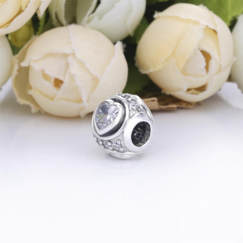 (obrázek pro) Pandora Přívěsek Vyvýšené srdce 798464C01 - Zobrazit 4