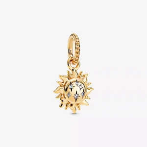 PANDORA Náhrdelníkový přívěsek Třpytivé slunce 368793C01 (obrázek pro) PANDORA Náhrdelníkový přívěsek Třpytivé slunce 368793C01