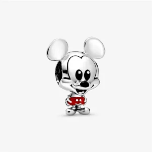 (obrázek pro) PANDORA Přívěsek Disney Mickey Mouse Červené kalhoty 798905C01