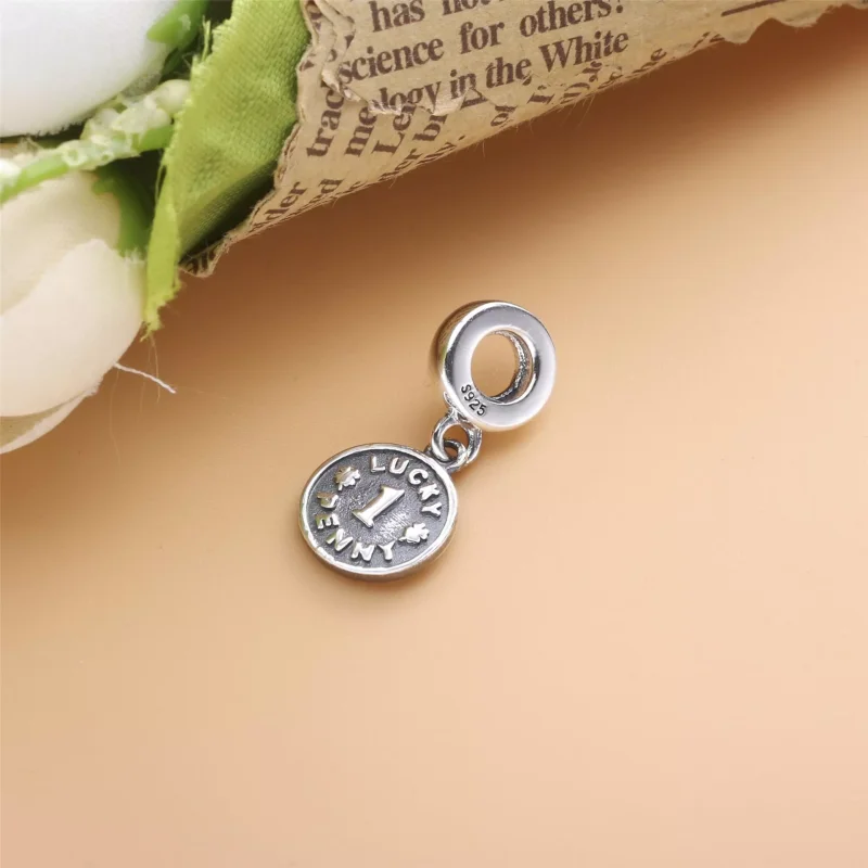 (obrázek pro) PANDORA Přívěsek lucky penny, sterlingové stříbro 791298 - Zobrazit 2