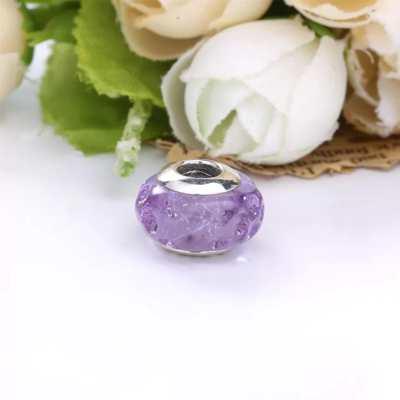 (obrázek pro) PANDORA Přívěsek Vlnité levandulové Murano sklo 798875C00 - Zobrazit 5