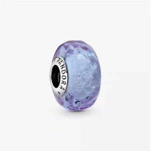 (obrázek pro) PANDORA Přívěsek Vlnité levandulové Murano sklo 798875C00