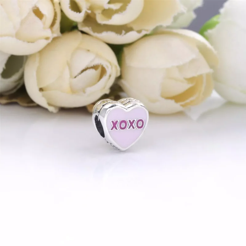 (obrázek pro) PANDORA Stříbrný Přívěsek Candy srdce ENG792015_19 - Zobrazit 2