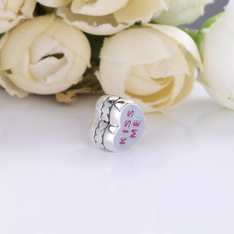 (obrázek pro) PANDORA Stříbrný Přívěsek Candy srdce ENG792015_19 - Zobrazit 5