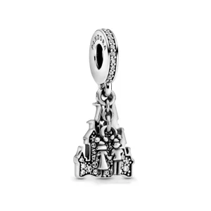 (obrázek pro) PANDORA Stříbrný Visací přívěsek Disney Parky Pár Forever 798581C01
