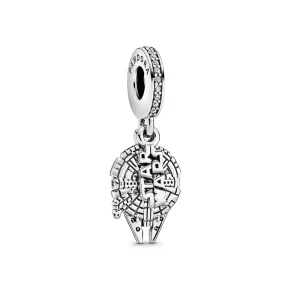(obrázek pro) PANDORA Stříbrný Visací přívěsek Disney Parky Star Wars Tisíciletí Falcon P400920713941