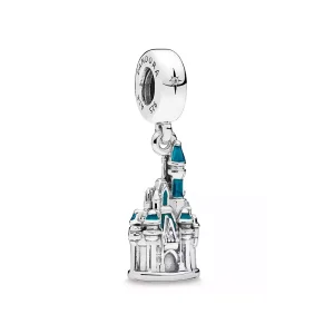 (obrázek pro) PANDORA Stříbrný Visací přívěsek Zámek Popelka P400020937933