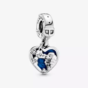 (obrázek pro) PANDORA Visací přívěsek Disney Lady a Tramp 798634C01