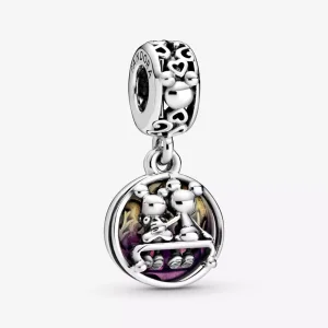 (obrázek pro) PANDORA Visací přívěsek Disney Mickey Mouse & Minnie Mouse Happily Ever After 798866C01