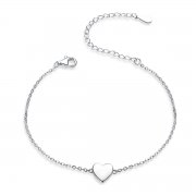 Stříbrné Řetízkový náramek Milované Srdce SCB161 jako Pandora