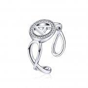 Stříbrné prsten Nekonečný Boj SCR506, Kubická zirkonie, jako Pandora