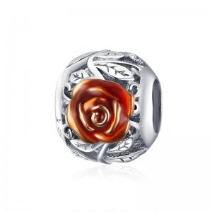 Stříbrné Přívěsek Růže Květina SCC1221 jako Pandora