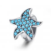 Stříbrné Přívěsek Mořská Hvězdice SCC1313, Kubická zirkonie, Pandora styl