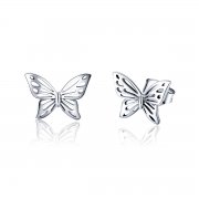 Stříbrné Peckové Náušnice Motýlí Sen SCE452 Pandora styl