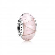 Růžové sklo Murano, sterlingové stříbro - 790922 - Přívěsky | PANDORA