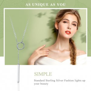 Stříbrné Náhrdelník Jednoduchý SCN304 Pandora styl
