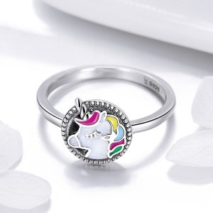 Stříbrné prsten Jednorožec Paměti SCR388 Pandora styl