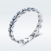 Stříbrné prsten Surfovat SCR162, Kubická zirkonie, jako Pandora