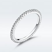 Stříbrné prsten Módní Prsten SCR066, Kubická zirkonie, jako Pandora