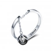 Stříbrné prsten Slzy Květin SCR314 Pandora styl