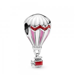 Přívěsek PANDORA Červený horkovzdušný balón - 798055ENMX