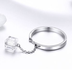 Stříbrné prsten Jednoduchý SCR488 Pandora styl