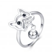 Stříbrné prsten Buldok SCR434 Pandora styl