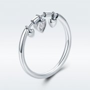 Stříbrné prsten Čerstvé Jako Ty SCR215, Kubická zirkonie, jako Pandora