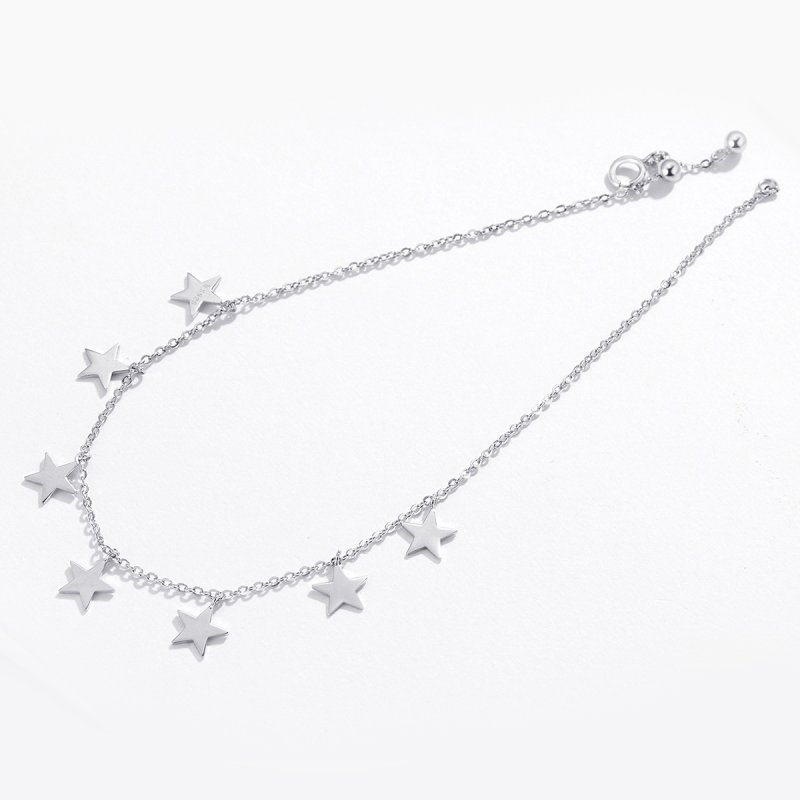 (obrázek pro) Stříbrné Anklet Hvězdy SCT008 jako Pandora - Zobrazit 2