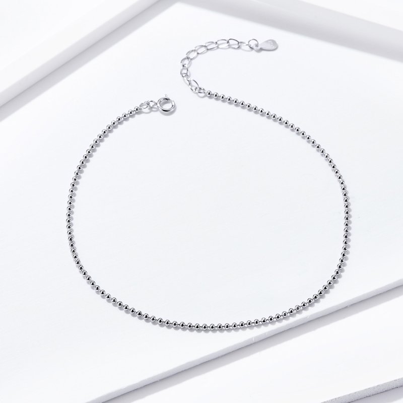 (obrázek pro) Stříbrné Anklet Jednoduchý SCT002 jako Pandora - Zobrazit 2