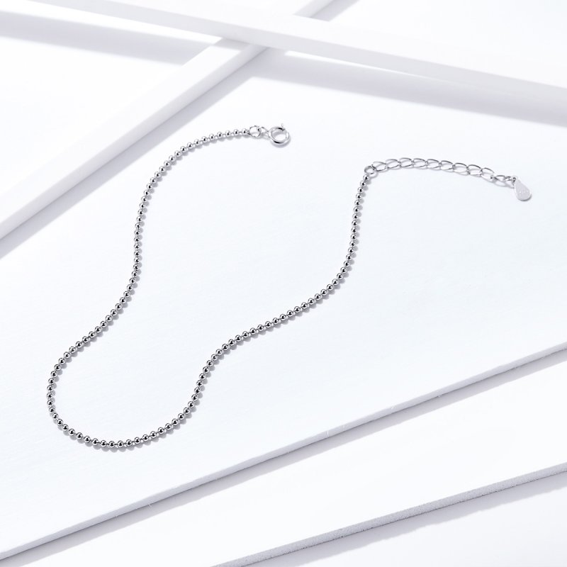 (obrázek pro) Stříbrné Anklet Jednoduchý SCT002 jako Pandora - Zobrazit 3