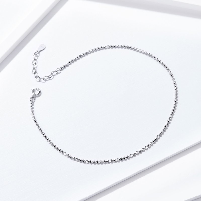 (obrázek pro) Stříbrné Anklet Jednoduchý SCT002 jako Pandora - Zobrazit 4